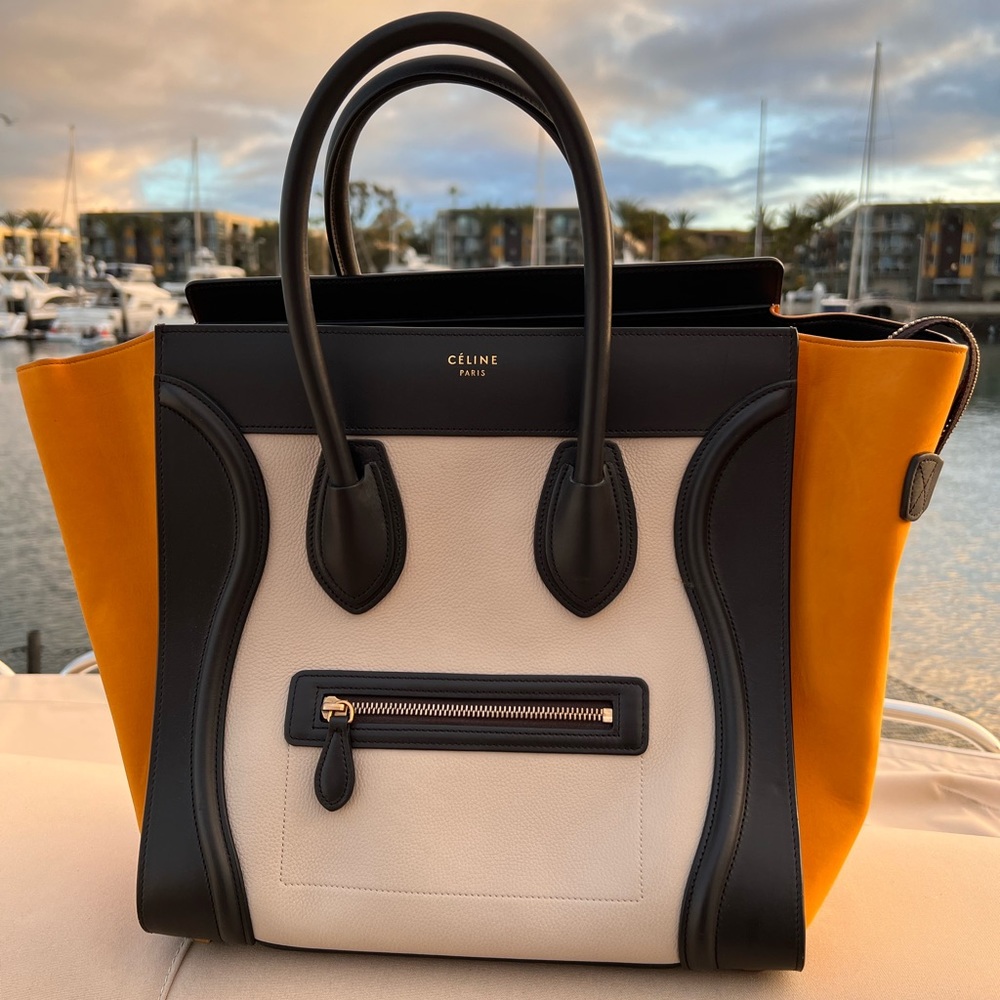 SALE! Celine Tri Colored Mini Bag